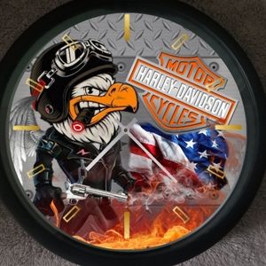 Bad boy harley clock
